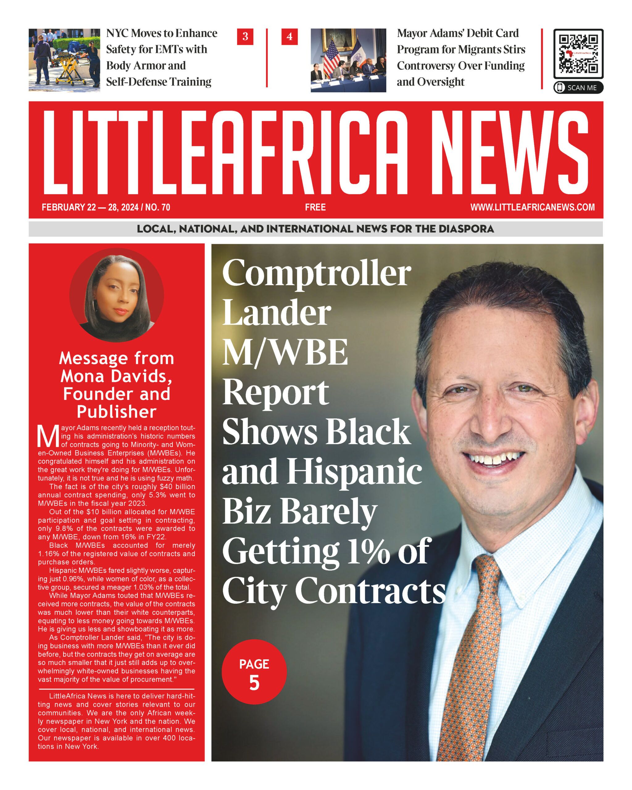 LittleAfrica News Newspaper_FrontPage_February22-28_2024
